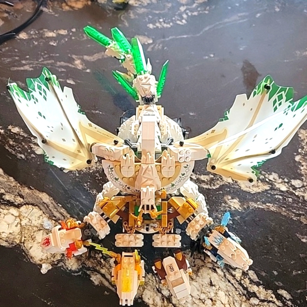Lego 70679 Ninjago The Ultra Dragon White Four Headed Dragon LEGO NINJAGO - Picture 1 of 7